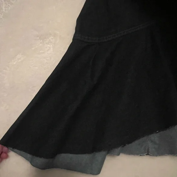 Urban Outfitters BDG Kiko Asymmetrical Denim Midi Skirt - Picture 7 of 14